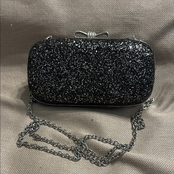 INC International Concepts Handbags - Inc International Concepts Bow Glitter Clutch